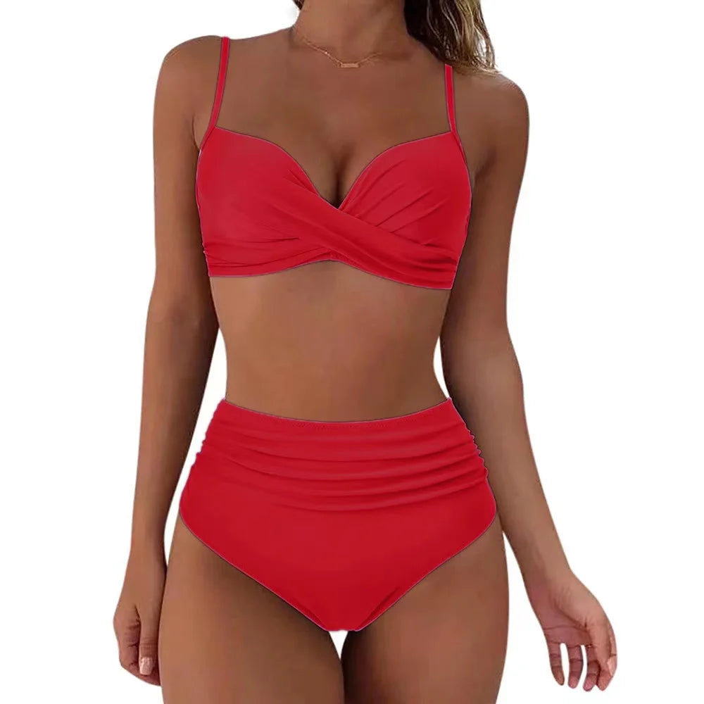 Patterned Bikini - Swift Odyssey
