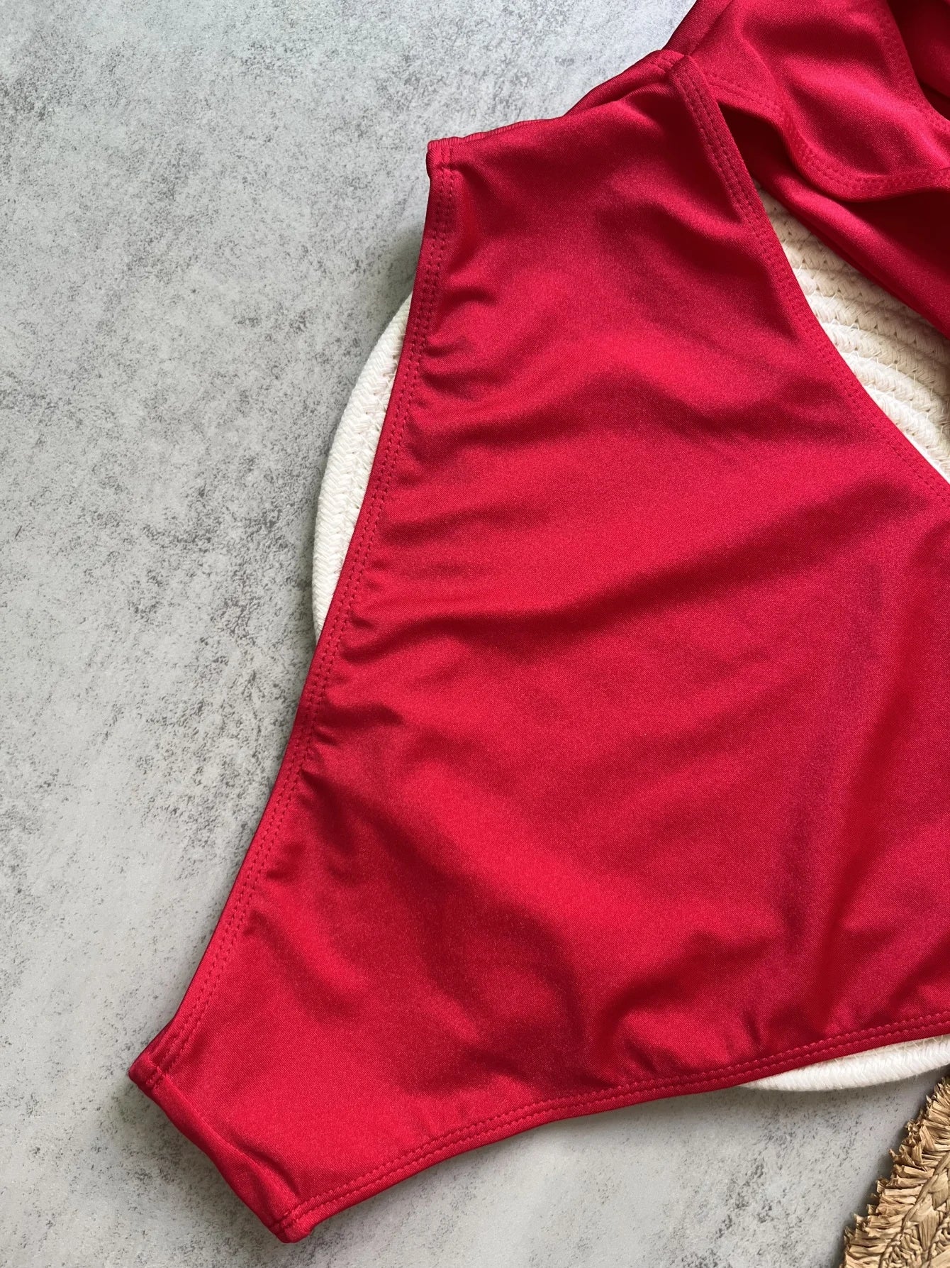 Red Hollow Out Swimwear One Piece sexy Swimsuits Women Strapless Bathing Swimming Suit Wear Bather One-Piece Suits - Swift Odyssey