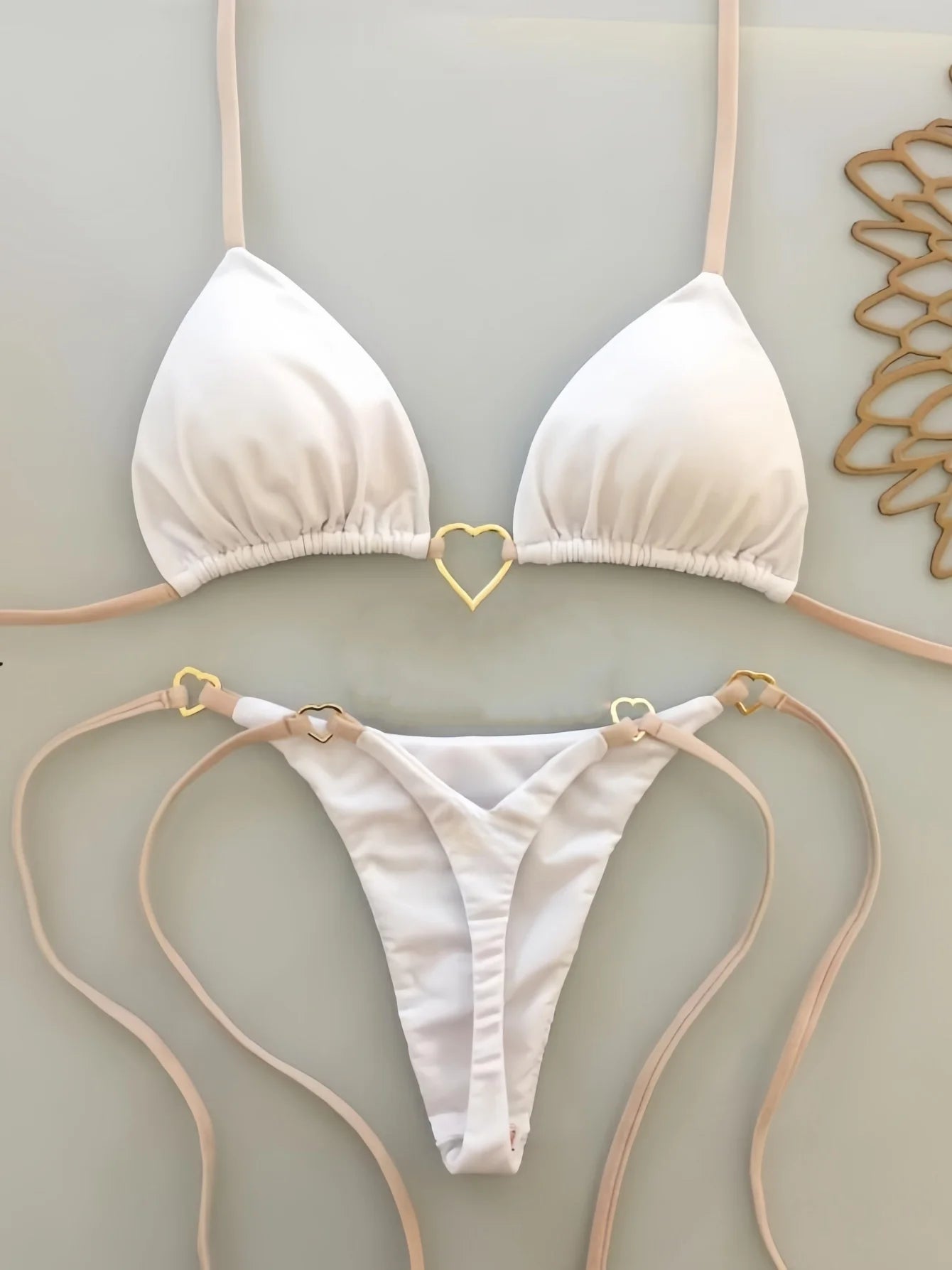 2024 New Sexy Low Waisted Bikini Set Swimsuit Female Swimwear Women Solid Strappy Beachwear Bathing Suits Brazilian biquini - Swift Odyssey