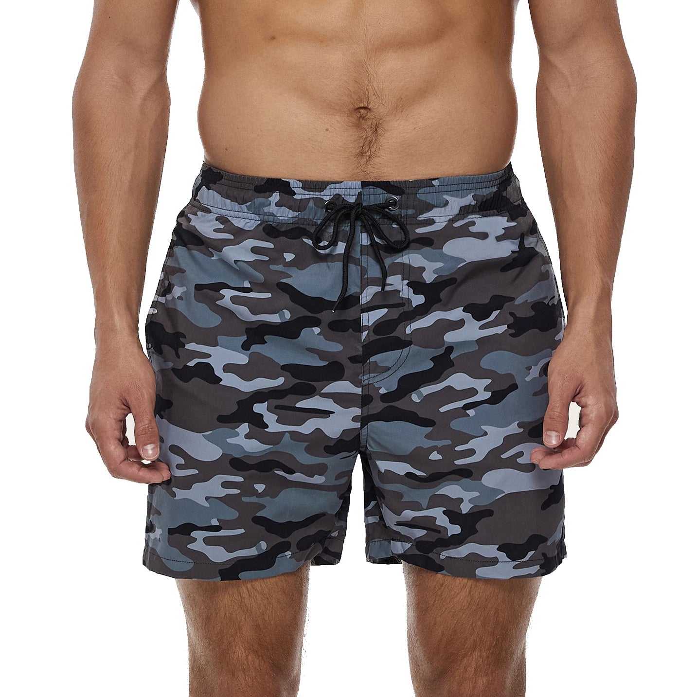 DATIFER Summer New Fashion Polyester Men Shorts Beach Quick Dry Printing Swimsuit Plus Size Mesh Liner Surfing Gym Shorts Men - Swift Odyssey