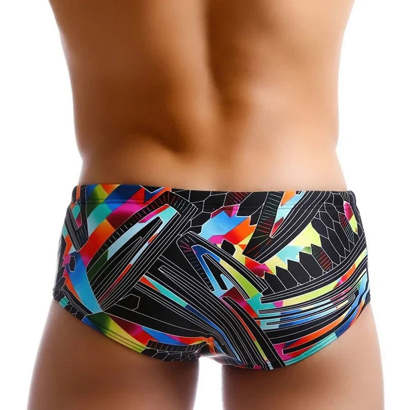 Retro Swimming Briefs - Swift Odyssey