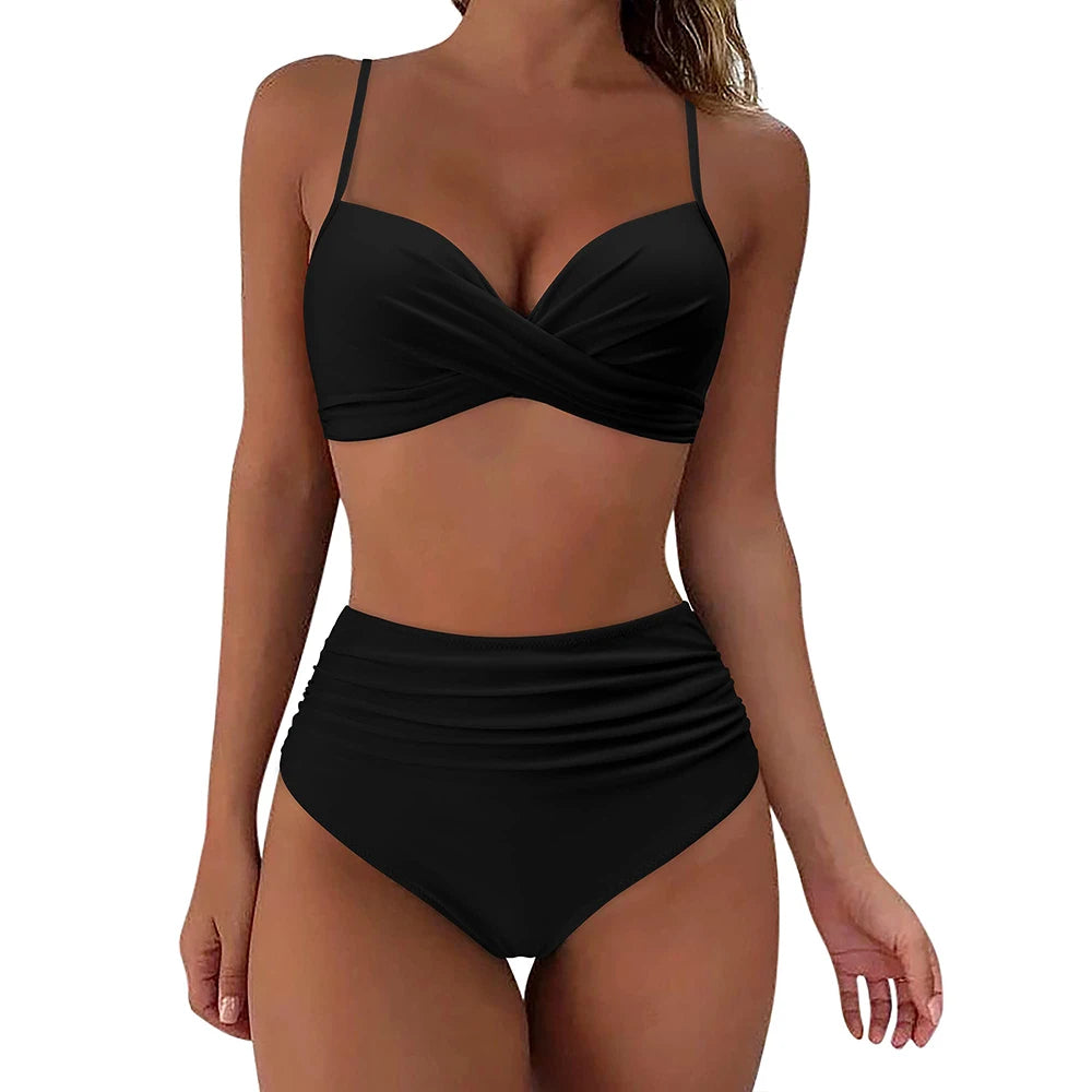 Patterned Bikini - Swift Odyssey