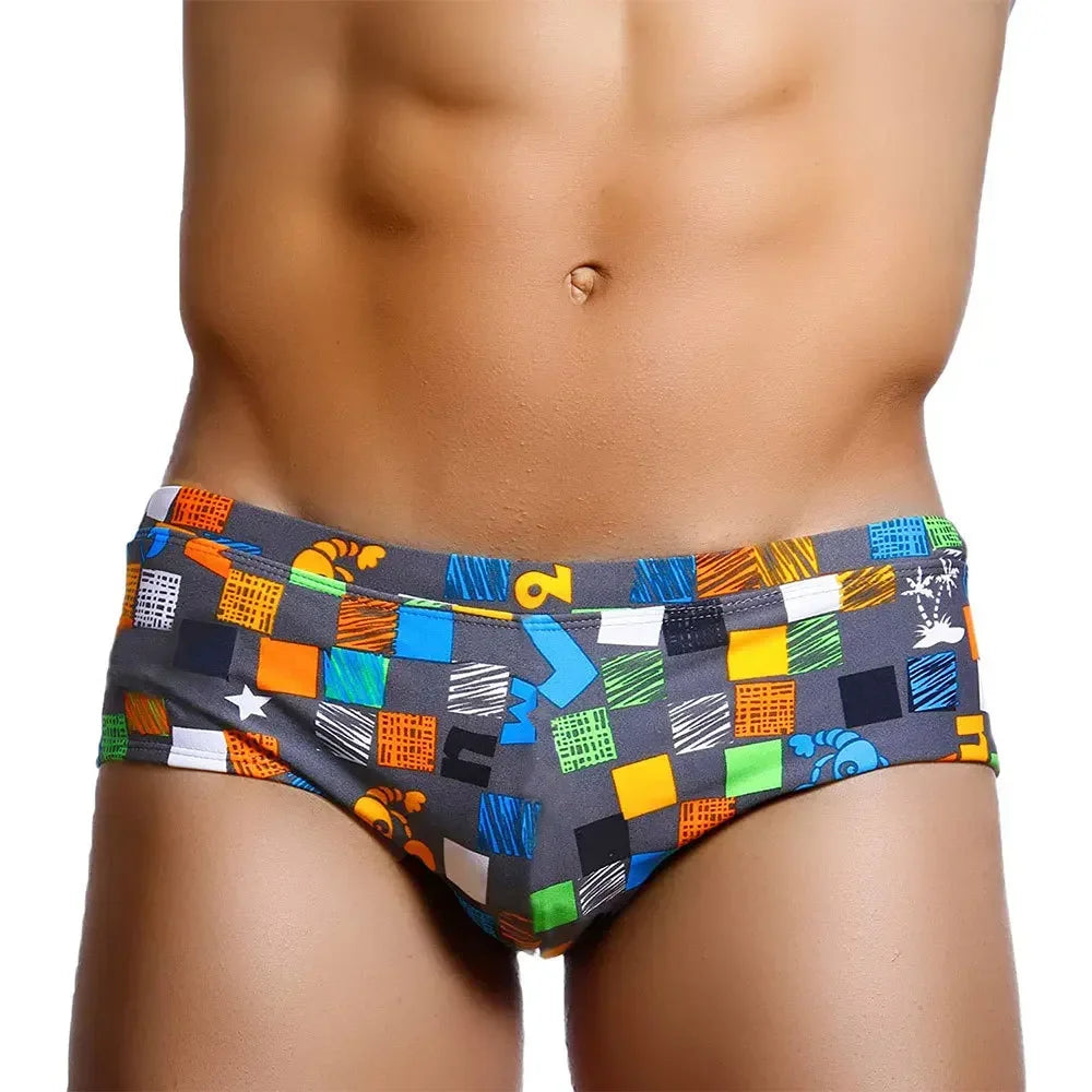 Pattern Swimming Briefs