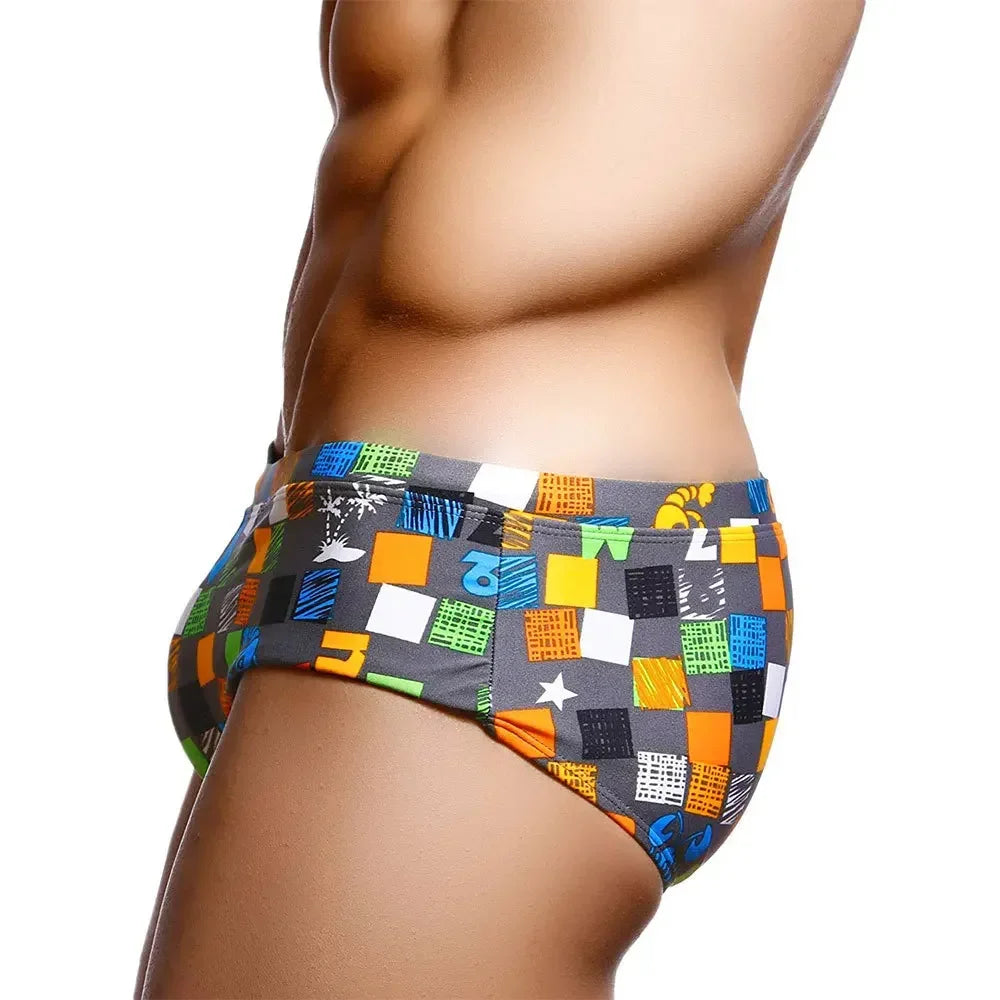 Pattern Swimming Briefs