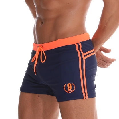 DATIFER Brand Summer Gym Shorts Men Breathable Fashion Adjust waist Swimming Shorts Men Trunks Sport SwimSuits Beach Pants - Swift Odyssey