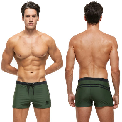 DATIFER Brand Summer Gym Shorts Men Breathable Fashion Adjust waist Swimming Shorts Men Trunks Sport SwimSuits Beach Pants - Swift Odyssey